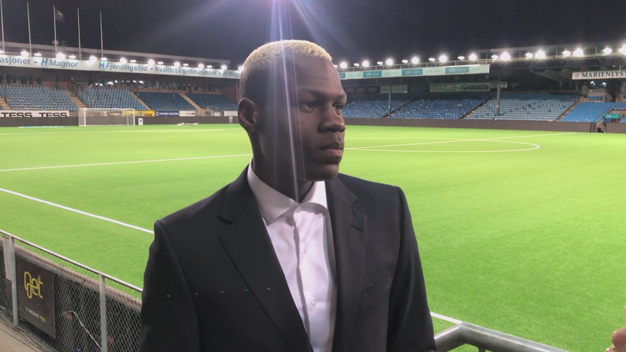 Moses Mawa etter Ranheim-kampen